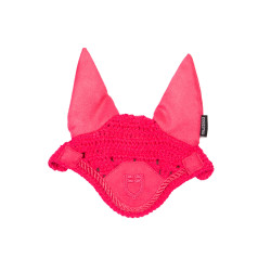 Bonnet anti-mouches pour cheval en peluche Equestro