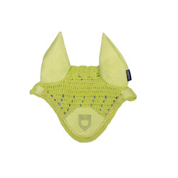 Bonnet anti-mouches pour cheval en peluche Equestro