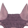 Bonnet anti-mouches pour cheval en peluche Equestro