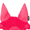 Bonnet anti-mouches pour cheval en peluche Equestro