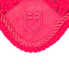Bonnet anti-mouches pour cheval en peluche Equestro