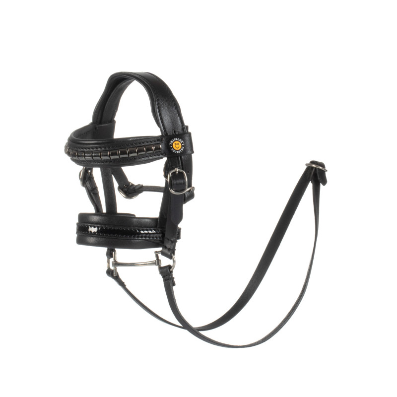 Bridon clincher argent pour cheval en peluche Equestro