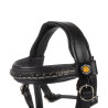 Bridon clincher argent pour cheval en peluche Equestro