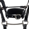 Bridon clincher argent pour cheval en peluche Equestro