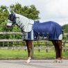 Chemise anti-mouches avec cou et masque QHP - Bleu