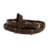 Rênes caoutchouc 7 arrêtoirs Soft Linea Canter