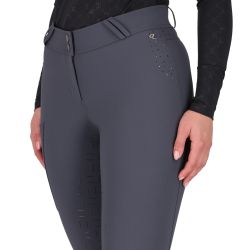 Pantalon d'équitation femme Livora Full grip QHP